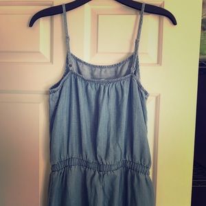 Chambray jumpsuit